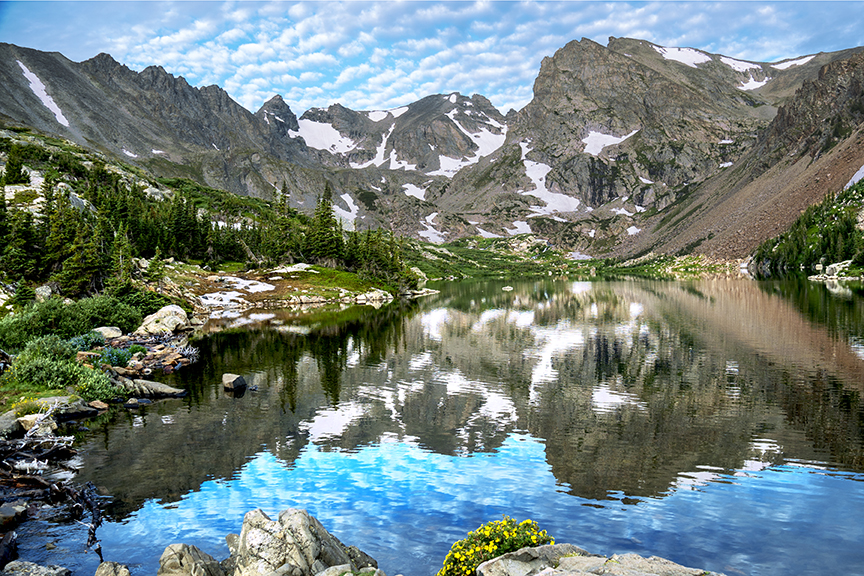 Lake Isabelle, Horizontal