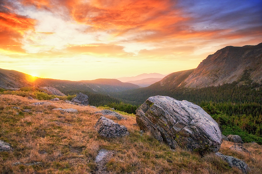 Devil's Thumb Pass, Sunrise