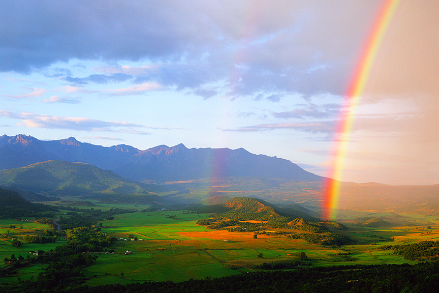 Rainbow over Dallas Divide