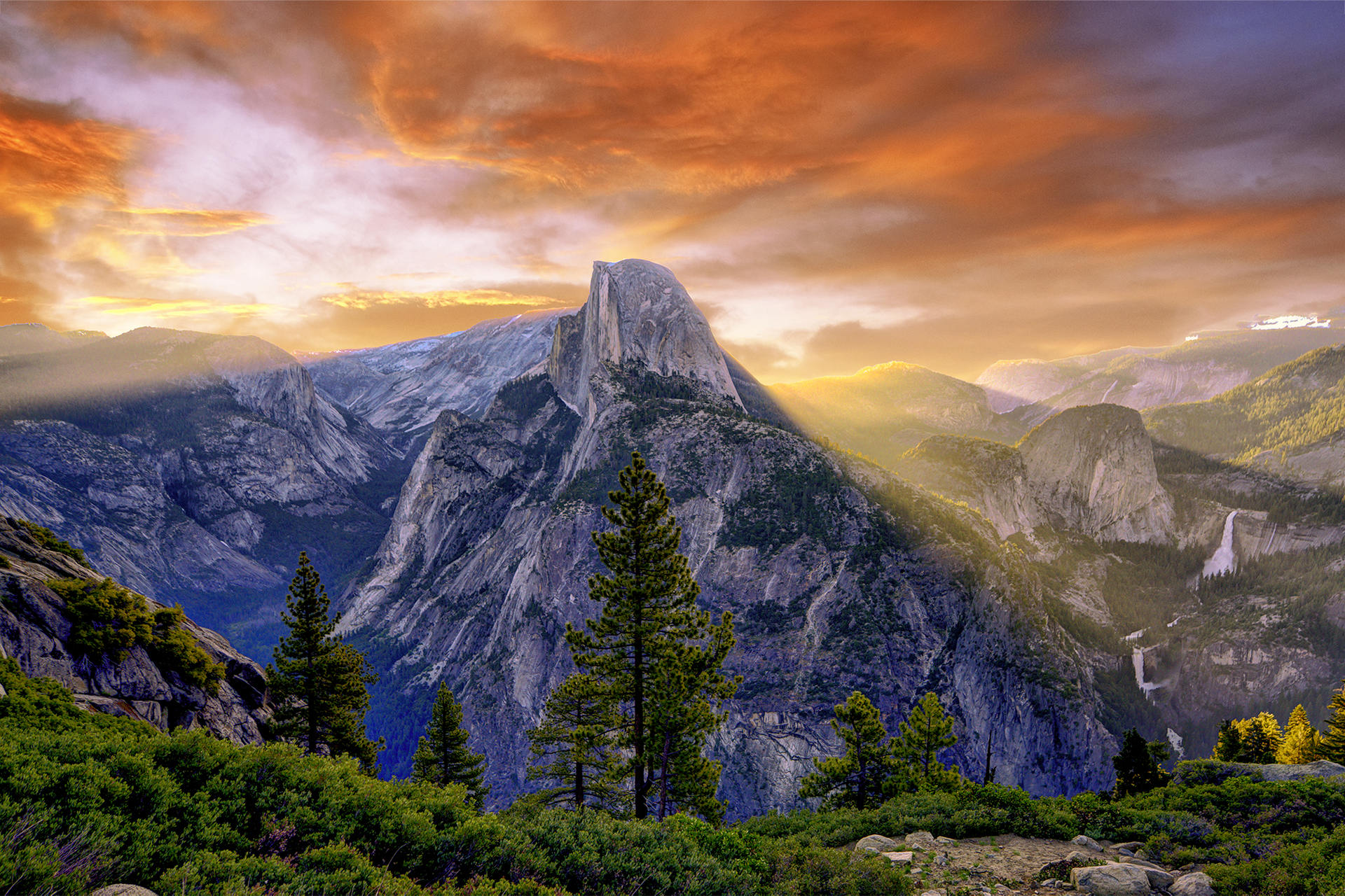 Half Dome from Glacier Point
