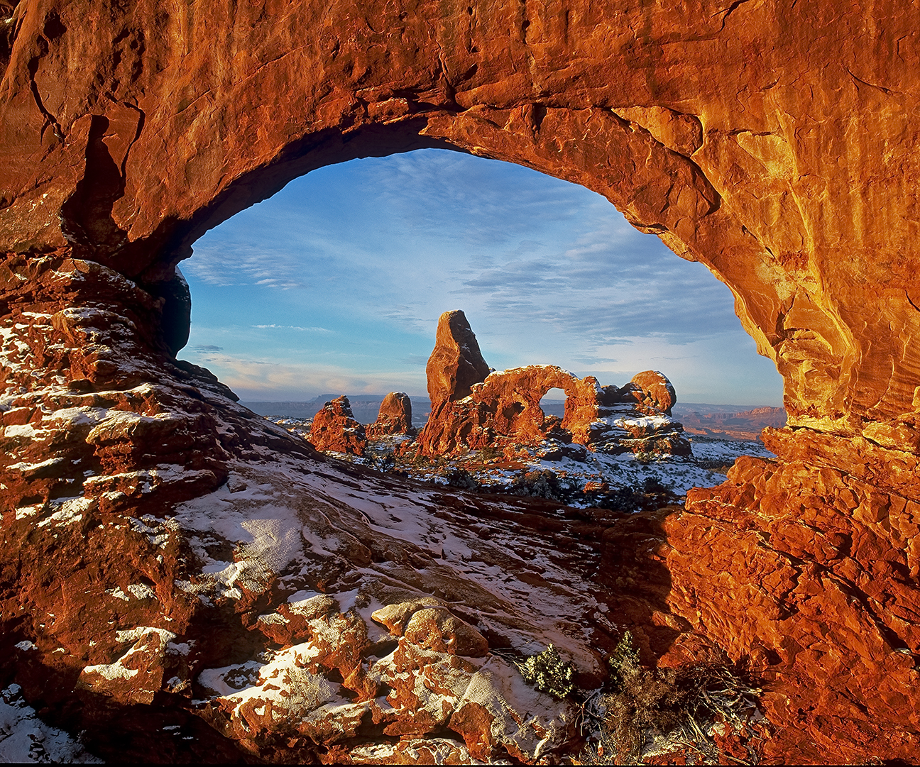 Turret Arch through North Window