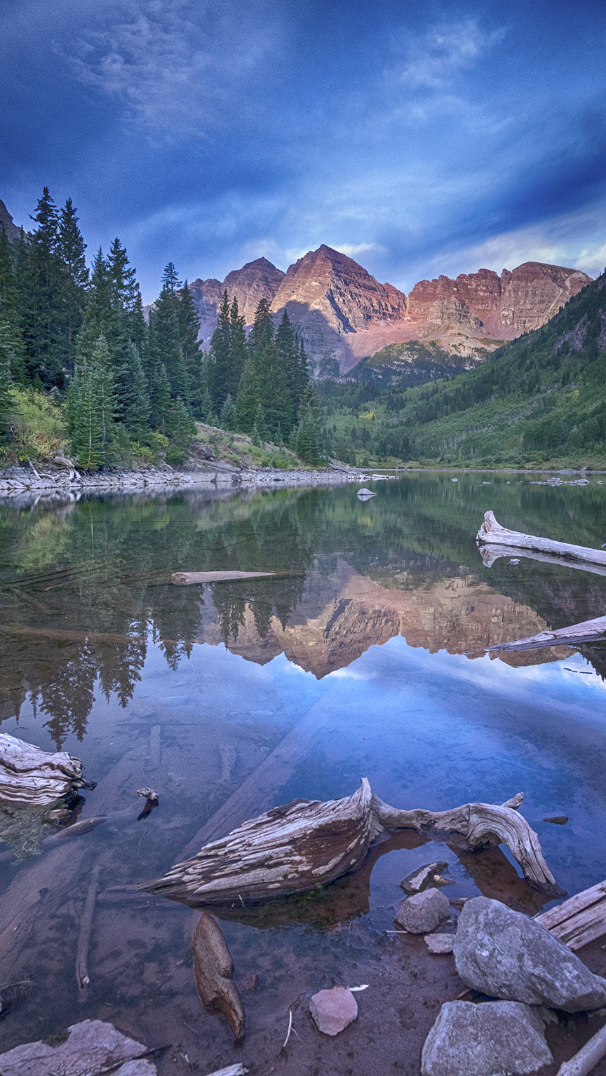Maroon Bells, Vertical