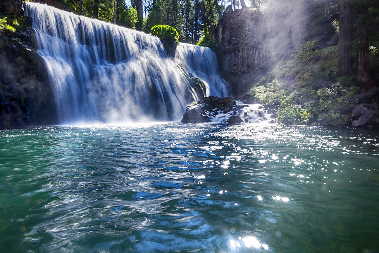 McCloud River, the Middle Fall