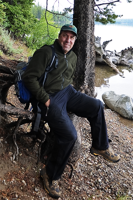 Robert Castellino at Jenny Lake, Wyoming