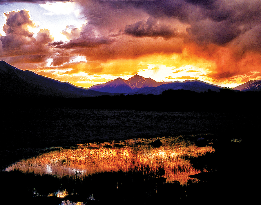 Mount Yale at last light, Cottonwood Pass